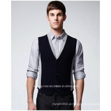 Manufactory Knitting Vest Sweater para o homem